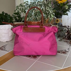 Nylon Dooney Satchel in pink!